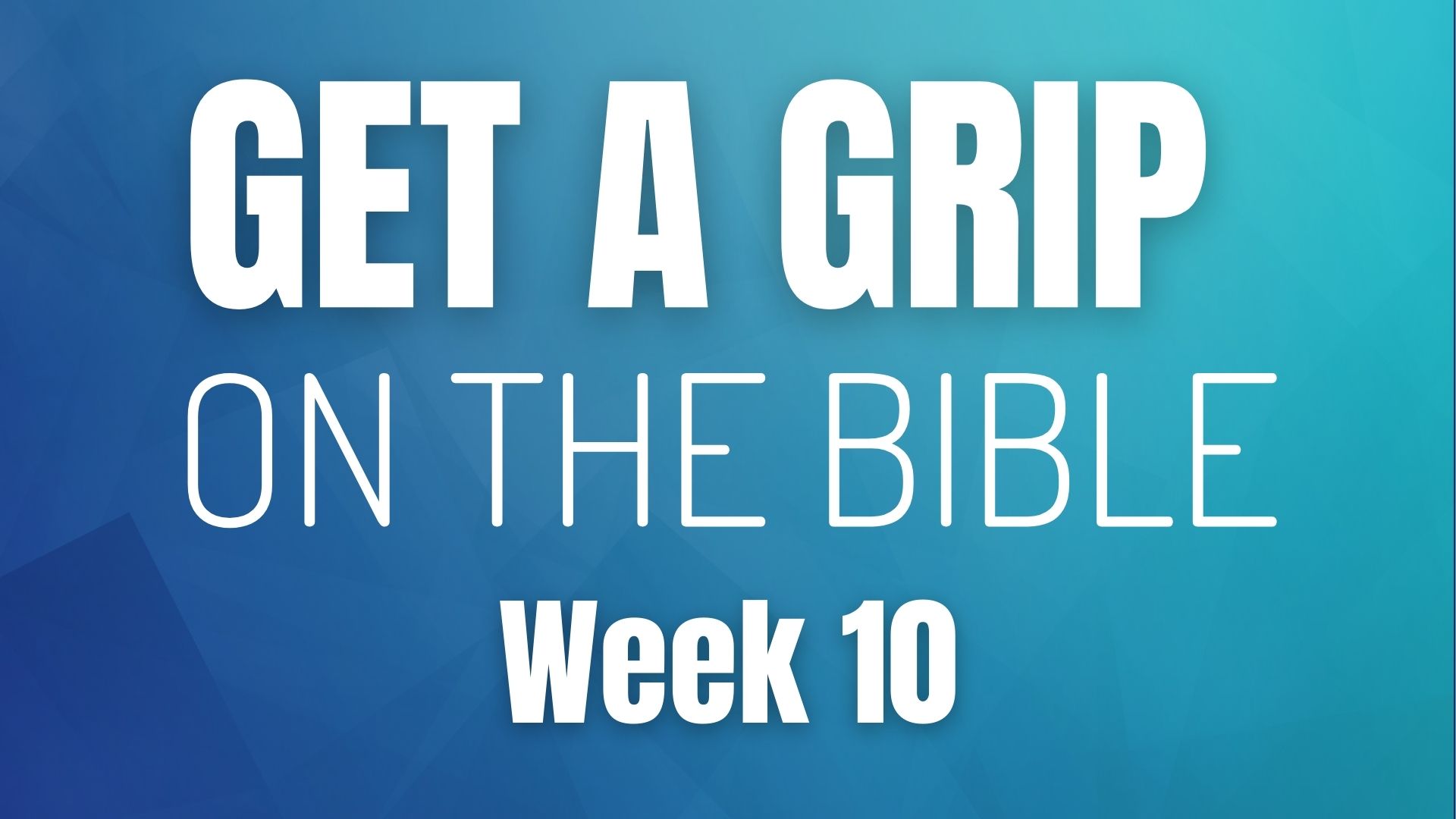 Week 10